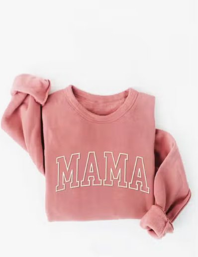 Oat Collection MAMA Puff Print Graphic Sweater - Baby Laurel & Co.