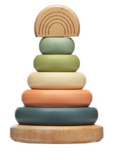Pearhead Wooden Stacking Toy Tower - Baby Laurel & Co.