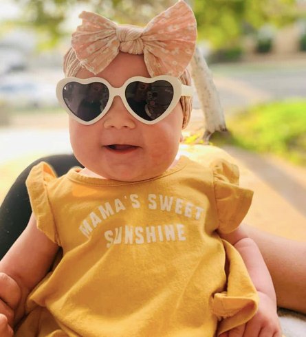 Ro Sham Bo Topanga Heart Sunglasses - Baby Laurel & Co.