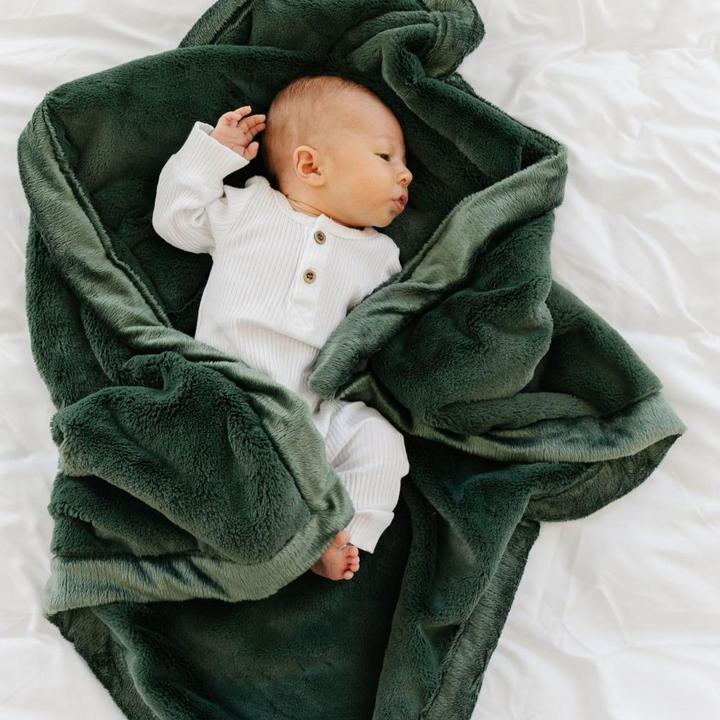 Saranoni Lush Receiving Blanket - Baby Laurel & Co.