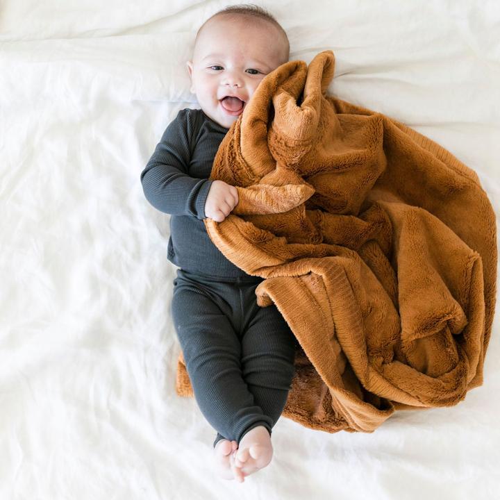 Saranoni Lush Receiving Blanket - Baby Laurel & Co.