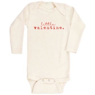 Tenth & Pine Little Valentine Long Sleeve Bodysuit - Baby Laurel & Co.